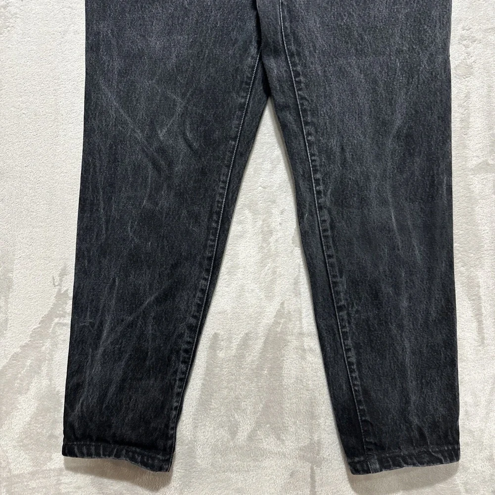 Vintage Gap High Rise Tapered Mom Denim Jeans‎ Women's 12 Black Slim Patchwork